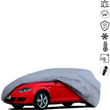 Teksin Seat Leon 1 M (1996-2006) Araba Brandası Su Geçirmez Miflonlu 4 Mevsim Kullanıma Uygun