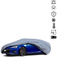 Teksin Subaru Brz Araba Brandası Su Geçirmez Miflonlu 4 Mevsim Kullanıma Uygun