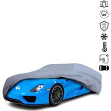 Teksin Porsche 918 Spyder Araba Brandası Su Geçirmez Miflonlu 4 Mevsim Kullanıma Uygun