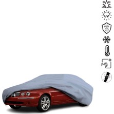 Teksin Jaguar X-Type Araba Brandası Su Geçirmez Miflonlu 4 Mevsim Kullanıma Uygun