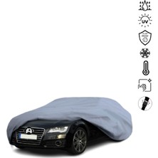 Teksin Audı A7 C7 Sedan (2010-2018) Araba Brandası Su Geçirmez Miflonlu 4 Mevsim Kullanıma Uygun
