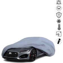 Teksin Jaguar F-Type Araba Brandası Su Geçirmez Miflonlu 4 Mevsim Kullanıma Uygun