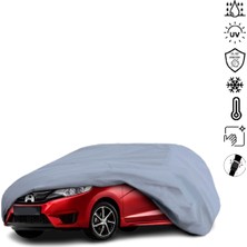 Teksin Honda Jazz 3 Araba Brandası Su Geçirmez Miflonlu 4 Mevsim Kullanıma Uygun