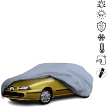 Teksin Fiat Bravo 182 (1995-2002) Araba Brandası Su Geçirmez Miflonlu 4 Mevsim Kullanıma Uygun