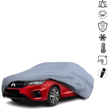 Teksin Honda City 7 (2019-) Araba Brandası Su Geçirmez Miflonlu 4 Mevsim Kullanıma Uygun