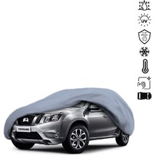 Teksin Nissan Terrano India (2013-) Araba Brandası Su Geçirmez Miflonlu 4 Mevsim Kullanıma Uygun