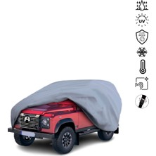 Teksin Land Rover Defender 90 Works (2018-) Araba Brandası Su Geçirmez Miflonlu 4 Mevsim Kullanıma Uygun