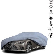 Teksin Lexus 5 (2017-) Araba Brandası Su Geçirmez Miflonlu 4 Mevsim Kullanıma Uygun