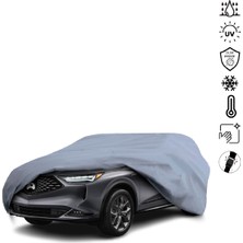 Teksin Acura Mdx Suv Araba Brandası 2013-2021 Araba Brandası Su Geçirmez Miflonlu 4 Mevsim Kullanıma Uygun