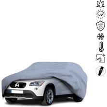 Teksin Bmw X1 E84 (2009-2015) Araba Brandası Su Geçirmez Miflonlu 4 Mevsim Kullanıma Uygun