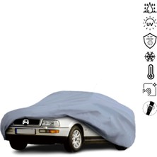 Teksin Audı 80 B4 Sedan Araba Brandası Su Geçirmez Miflonlu 4 Mevsim Kullanıma Uygun