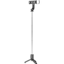 Wiwu Canlı Yayın Tripod Selfie Çubuğu Wiwu WI-SE002 Çok Fonksiyonlu Işıklı Sabitleyici