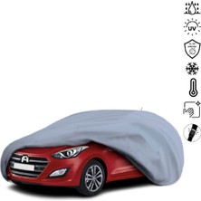 Teksin Hyundai I30 2 Station Wagon (2012-2017) Araba Brandası Su Geçirmez Miflonlu 4 Mevsim Kullanıma Uygun