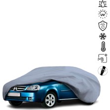 Teksin Chevrolet Lacetti Sedan (2004-2009) Araba Brandası Su Geçirmez Miflonlu 4 Mevsim Kullanıma Uygun