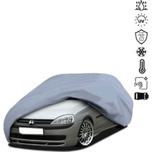 Teksin Opel Corsa C (2000-2006) Araba Brandası Su Geçirmez Miflonlu 4 Mevsim Kullanıma Uygun