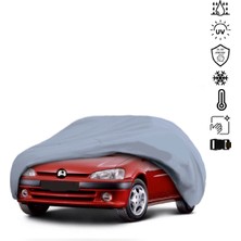Teksin Peugeot 106 (1996-2003) Araba Brandası Su Geçirmez Miflonlu 4 Mevsim Kullanıma Uygun