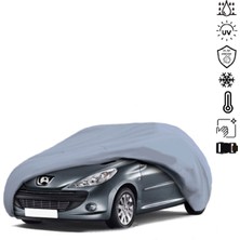 Teksin Peugeot 206 cc (2000-2007) Araba Brandası Su Geçirmez Miflonlu 4 Mevsim Kullanıma Uygun