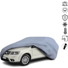 Teksin Fiat Freemont Araba Brandası Su Geçirmez Miflonlu 4 Mevsim Kullanıma Uygun