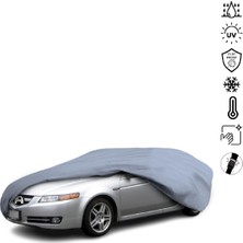 Teksin Acura Tl Sedan 1995-2014 Araba Brandası Su Geçirmez Miflonlu 4 Mevsim Kullanıma Uygun