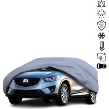 Teksin Mazda Cx-5 Araba Brandası Su Geçirmez Miflonlu 4 Mevsim Kullanıma Uygun