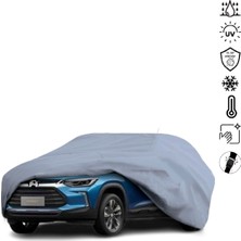 Teksin Chevrolet Tracker (2019-) Araba Brandası Su Geçirmez Miflonlu 4 Mevsim Kullanıma Uygun