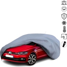 Teksin Volkswagen Polo 6 (2017-2020) Araba Brandası Su Geçirmez Miflonlu 4 Mevsim Kullanıma Uygun