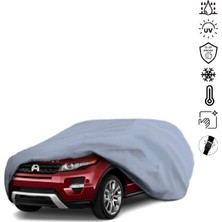 Teksin Land Rover Range Rover Evoque 1 (2012-2018) Araba Brandası Su Geçirmez Miflonlu 4 Mevsim Kullanıma Uygun