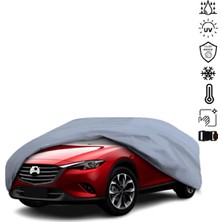 Teksin Mazda Cx-4 Araba Brandası Su Geçirmez Miflonlu 4 Mevsim Kullanıma Uygun