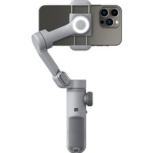 Wiwu Telefon Sabitleyici Gimbal Stabilizatör Wiwu WI-SE007 Yunteng Serisi Işıklı 3-Axis El Tipi Pan Tilt