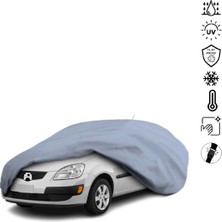 Teksin Kia Rio 2 Hatchback Jb (2005-2009) Araba Brandası Su Geçirmez Miflonlu 4 Mevsim Kullanıma Uygun