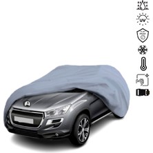 Teksin Peugeot 4008 (2012-2017) Araba Brandası Su Geçirmez Miflonlu 4 Mevsim Kullanıma Uygun