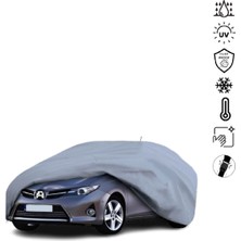 Teksin Toyota Auris 2 Station Wagon (2012-2018) Araba Brandası Su Geçirmez Miflonlu 4 Mevsim Kullanıma Uygun