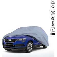 Teksin Skoda Karoq Araba Brandası Su Geçirmez Miflonlu 4 Mevsim Kullanıma Uygun