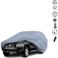 Teksin Jeep Grand Cherokee 2 (Wj) (1998-2004) Araba Brandası Su Geçirmez Miflonlu 4 Mevsim Kullanıma Uygun