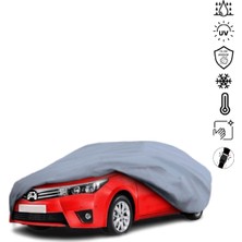 Teksin Toyota Corolla 12 Sedan E210 (2018-) Araba Brandası Su Geçirmez Miflonlu 4 Mevsim Kullanıma Uygun