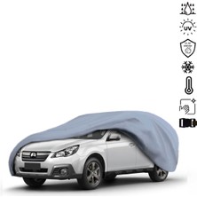 Teksin Subaru Outback 4 (2009-2014) Araba Brandası Su Geçirmez Miflonlu 4 Mevsim Kullanıma Uygun