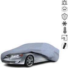 Teksin Volvo S80 2 (2006-2016) Araba Brandası Su Geçirmez Miflonlu 4 Mevsim Kullanıma Uygun