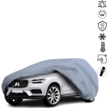 Teksin Volvo XC60 Araba Brandası Su Geçirmez Miflonlu 4 Mevsim Kullanıma Uygun