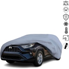 Teksin Toyota Rav4 5 (2018-) Araba Brandası Su Geçirmez Miflonlu 4 Mevsim Kullanıma Uygun