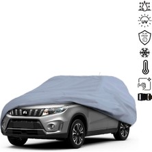 Teksin Suzuki Grand Vitara 3 (2012-2015) Araba Brandası Su Geçirmez Miflonlu 4 Mevsim Kullanıma Uygun