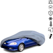 Teksin Honda Civic 6 Sedan (1995-2001) Araba Brandası Su Geçirmez Miflonlu 4 Mevsim Kullanıma Uygun