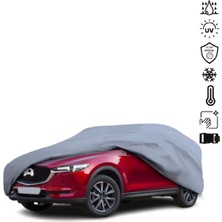 Teksin Mazda Cx-5 2 (2017-) Araba Brandası Su Geçirmez Miflonlu 4 Mevsim Kullanıma Uygun