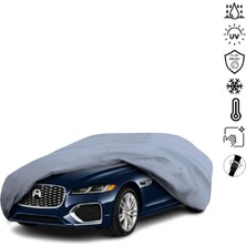 Teksin Jaguar Xf Araba Brandası Su Geçirmez Miflonlu 4 Mevsim Kullanıma Uygun