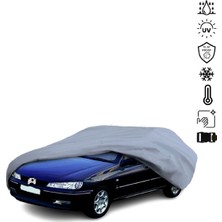 Teksin Peugeot 406 Coupe (1997-2005) Araba Brandası Su Geçirmez Miflonlu 4 Mevsim Kullanıma Uygun