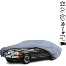 Teksin Mercedes Benz W123 Araba Brandası Su Geçirmez Miflonlu 4 Mevsim Kullanıma Uygun
