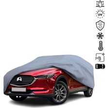 Teksin Mazda Cx-8 Araba Brandası Su Geçirmez Miflonlu 4 Mevsim Kullanıma Uygun