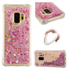 Seashell Digital Samsung Galaxy S9 SM-G960 Için Dinamik Quicksand ve Şok Emici Tpu Kabuğu-Pembe (Yurt Dışından)