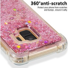 Seashell Digital Samsung Galaxy S9 SM-G960 Için Dinamik Quicksand ve Şok Emici Tpu Kabuğu-Pembe (Yurt Dışından)