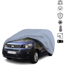 Teksin Peugeot Partner 3 Van (2019-) Araba Brandası Su Geçirmez Miflonlu 4 Mevsim Kullanıma Uygun