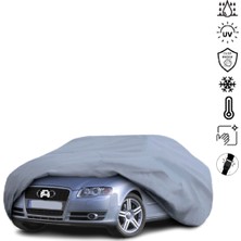Teksin Audı A4 B7 (2004-2008) Sedan Araba Brandası Su Geçirmez Miflonlu 4 Mevsim Kullanıma Uygun